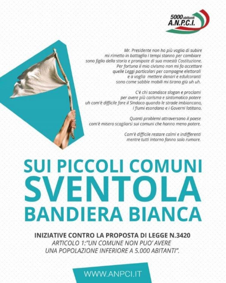 Sventola bandiera bianca