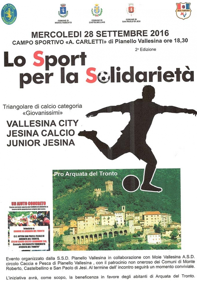 Lo sport per la solidarietà